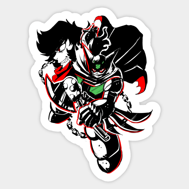 Black Getter Sticker by Anaugi